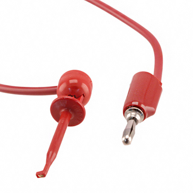 601W-18 RED E-Z-Hook  Test Leads - Banana, Meter Interface
